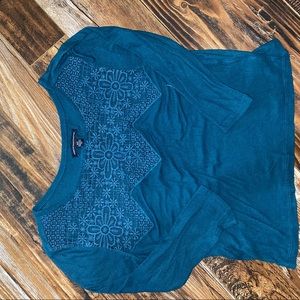 american eagle embroidered top